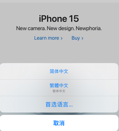 在 iPhone 上使用 Safari 浏览器翻译网页 在 iPhone 上使用 Safari 浏览器翻译网页